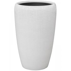 BAQ Amfi pot 43x43x68 cm White bloempot binnen