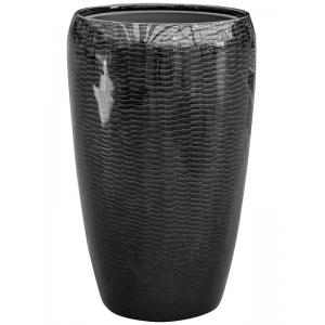 BAQ Amfi pot 43x43x68 cm Black bloempot binnen