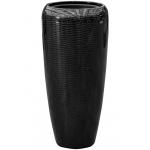 BAQ Amfi pot high 34x34x75 cm Black bloempot binnen