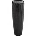 BAQ Amfi pot high tall 34x34x97 cm Black bloempot binnen