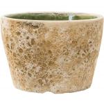 Baq Lava Couple straight M 25x25x17 cm Relic Beige bloempot binnen