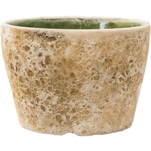 Baq Lava Couple straight M 25x25x17 cm Relic Beige bloempot binnen