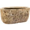 Baq Lava Oval S 31x18x15 cm Relic Beige bloempot binnen