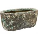 Baq Lava Oval S 31x18x15 cm Relic Jade bloempot binnen