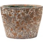 Baq Lava Couple straight S 19x19x13 cm Relic Rust Metal bloempot binnen