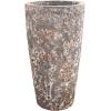 Baq Lava Partner Straight L 46x46x85 cm Relic Rust Metal bloempot