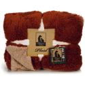 Pluche hondenkleed Wush bordeaux 150 x 125 cm