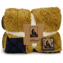 Pluche hondenkleed Wush geel 150 x 125 cm