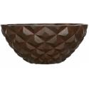 Capi Lux Heraldry bowl S 34x34x15 cm Roest bloempot binnen