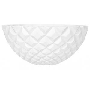 Capi Lux Heraldry bowl S 34x34x15 cm Wit bloempot binnen