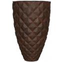 Capi Lux Heraldry partner 59x59x87 cm Roest bloempot binnen