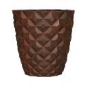 Capi Lux Heraldry pot 51x51x52 cm Roest bloempot binnen