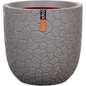 Capi Nature Clay pot M 43x43x41cm Grijs bloempot