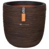 Capi Nature Rib NL pot M 42x42x40cm Bruin bloempot