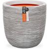 Capi Nature Rib NL pot L 54x54x52cm Ivoor bloempot