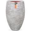 Capi Nature Rib NL vase elegant luxe M 39x39x60cm Ivoor bloempot