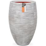 Capi Nature Rib NL vase elegant luxe M 39x39x60cm Ivoor bloempot