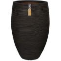 Capi Nature Rib NL vase elegant luxe L 45x45x72cm Bruin bloempot