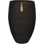 Capi Nature Rib NL vase elegant luxe L 45x45x72cm Bruin bloempot