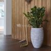 Capi Nature Rib NL vase elegant luxe L 45x45x72cm Grijs bloempot