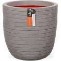 Capi Nature Row NL pot S 35x35x34cm Grijs bloempot