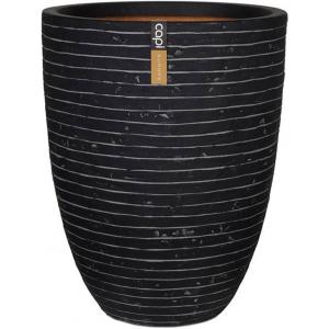 Capi Nature Row NL vase elegant low L 44x44x56cm Antraciet bloempot Capi Nature Row NL vase elegant low L 44x44x56cm Antraciet bloempot
