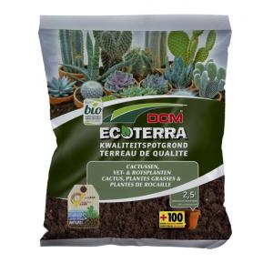 Ecoterra cactus en vetplanten potgrond 2.5 liter