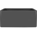 Elho Soft Brick 80x39x39cm rechthoekige plantenbak antraciet