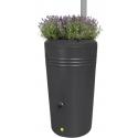 Elho Green Basics regenton 200L zwart met plantenbak