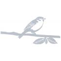 Metalen vogel huismus RVS