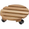 Plantentrolley Loft rond geolied eiken