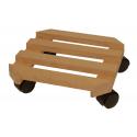 Plantentrolley 25x25cm beukenhout maximaal 50kg