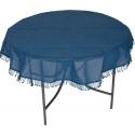 Tafelkleed rond 160cm blauw
