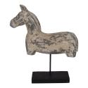 Houten beeld paard 38x10x41 cm