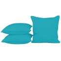 Sierkussen helder blauw