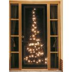 Fairybell Deurverlichting kerstboom 210 cm 60 LED warm wit