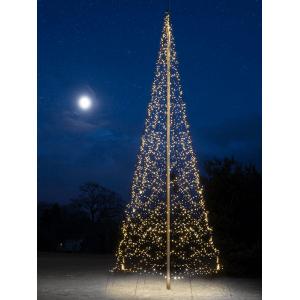 Fairybell licht kerstboom 1000 cm 4000 LED warm wit exclusief mast