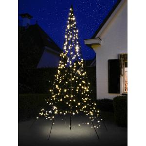 Fairybell licht kerstboom 300 cm 360 LED warm wit inclusief mast
