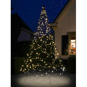 Fairybell licht kerstboom 300 cm 480 LED warm wit inclusief mast