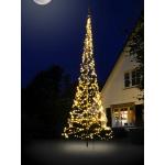 Fairybell licht kerstboom 600 cm 900 LED warm wit exclusief mast