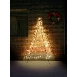 Fairybell Wall kerstboom halfrond 200 cm 180 LED warm wit