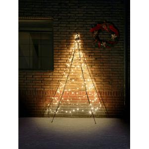 Fairybell Wall kerstboom halfrond 200 cm 180 LED warm wit