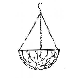 Hanging basket zwart gecoat Ø 40 cm