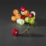 LED cotton balls lichtsnoer multicolor 3.5cm