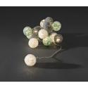 LED cotton balls lichtsnoer nature 3.5cm