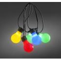 LED feestverlichting met multicolor opaal lampen