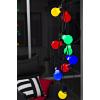 LED feestverlichting met multicolor opaal lampen