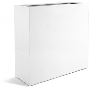 Argento plantenbak Divider M glanzend wit