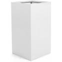 Argento plantenbak High Cube L glanzend wit