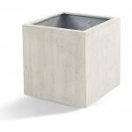 Grigio plantenbak Cube XL antiek wit betonlook